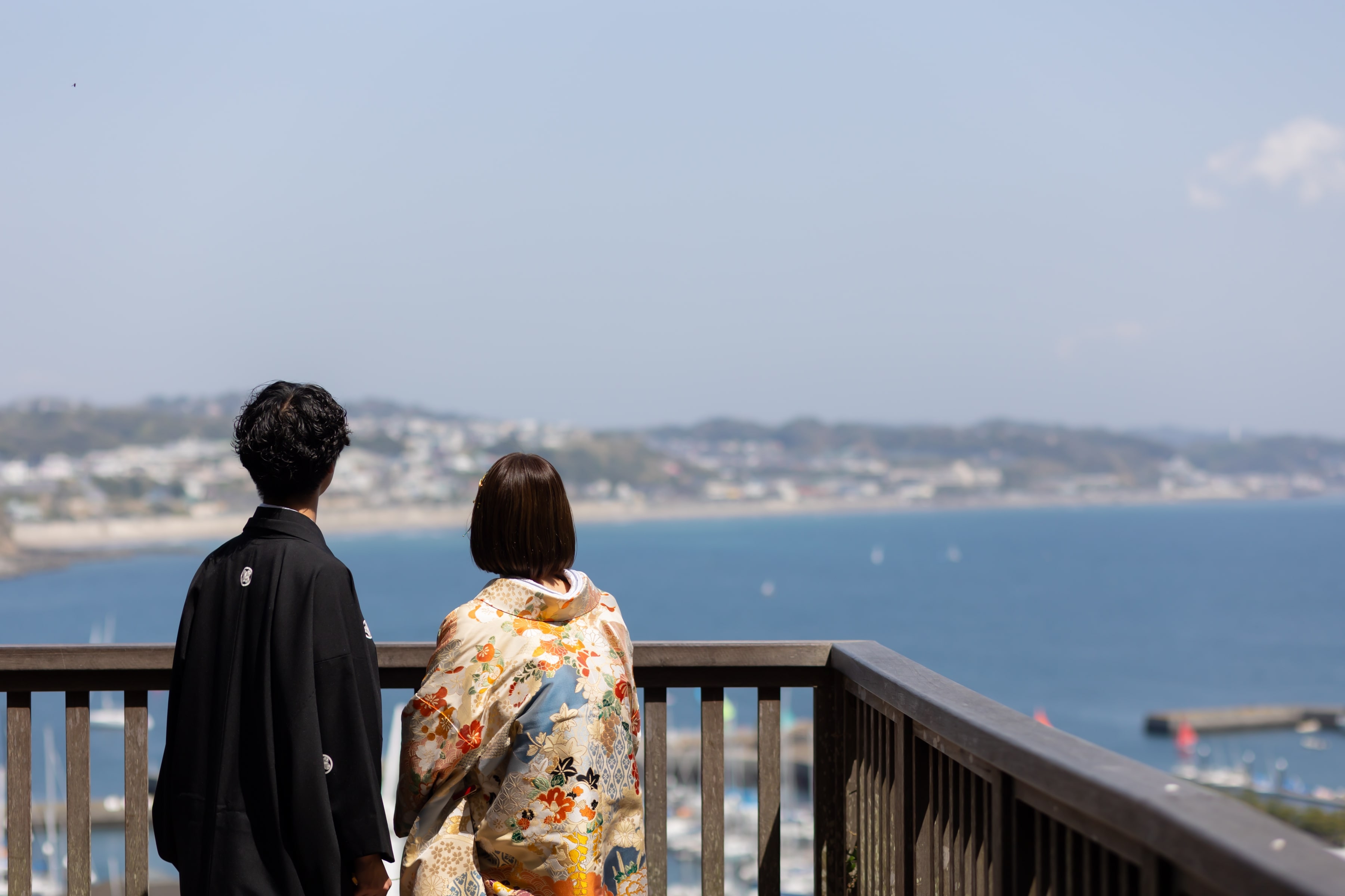 江島神社で挙式